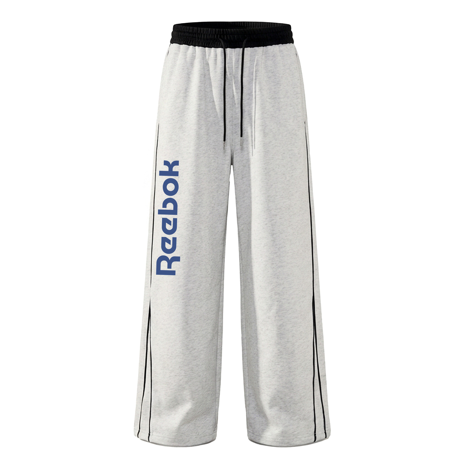 

Повседневные брюки Unisex Moderate Straight Fit Reebok, белый heather серый
