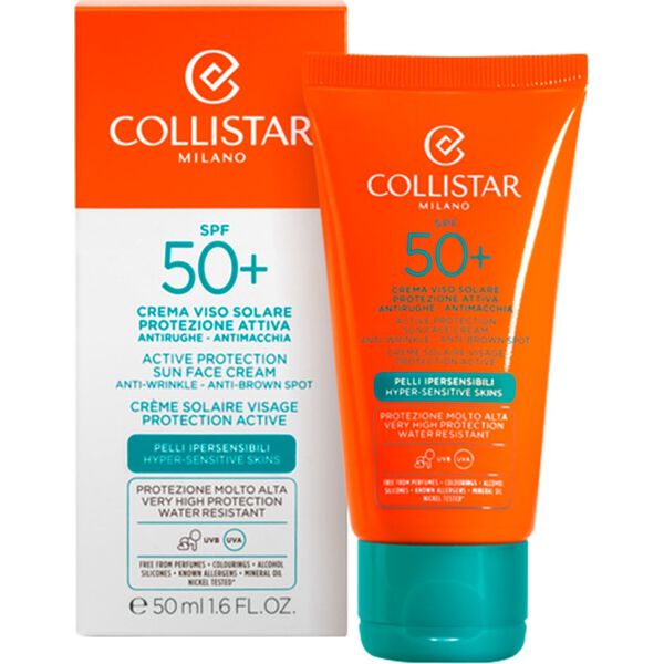Крем для лица Collistar — Активный защитный spf50+, Speciale abbronzatura perfetta, 50 мл — фото 2