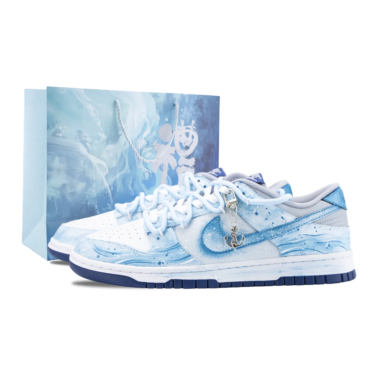 Кроссовки низкие Nike Dunk Retro Blue White