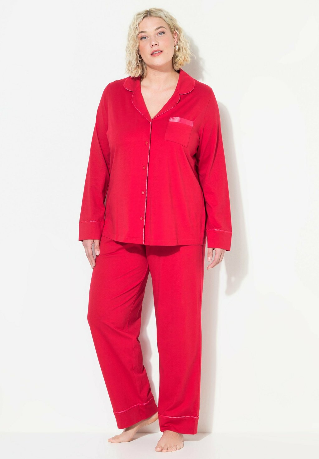 

Пижамный комплект DETAIL TWO PIECE SET Ulla Popken, красный