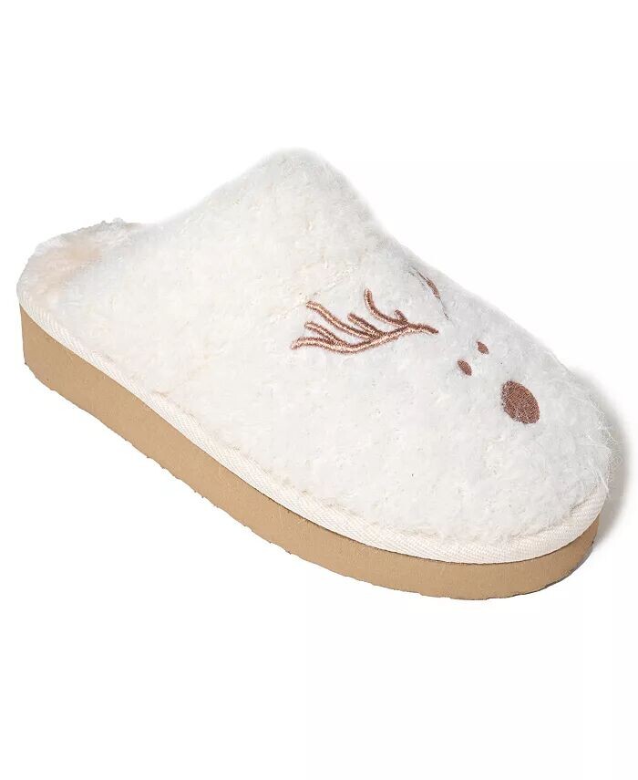 

Женские тапочки с оленями Minnetonka, бежевый