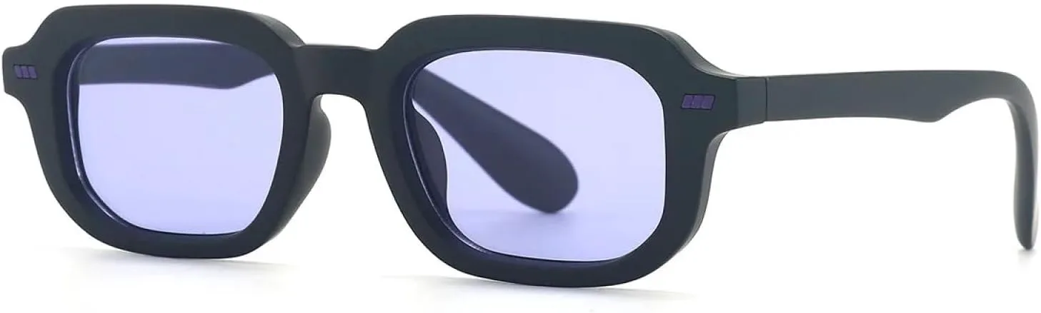 

Классические винтажные солнцезащитные очки для женщин и мужчин в стиле панк, популярные для активного отдыха и вождения, роскошные, красочные TVTBBVV, Black Purple