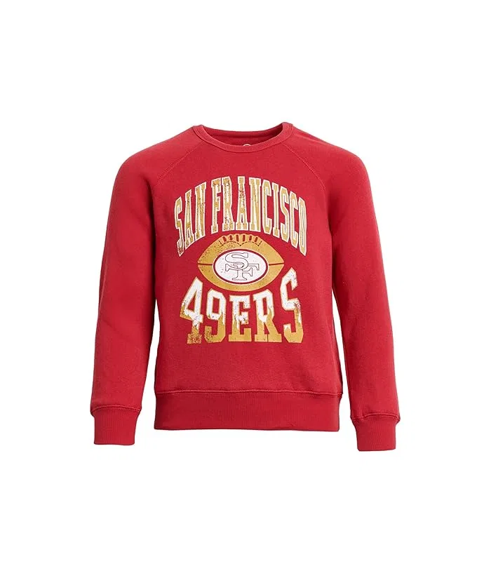 Толстовка с флисом San Francisco 49ers Hot Route Raglan Junk Food Clothing Kids, Licorice