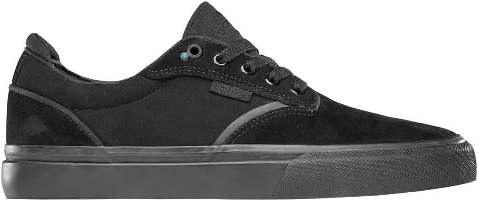 Emerica Dickson - профессиональный скейт-стиль, усиленная вулканизация, удобная посадка, повседневные кроссовки 2025, черный — фото 4