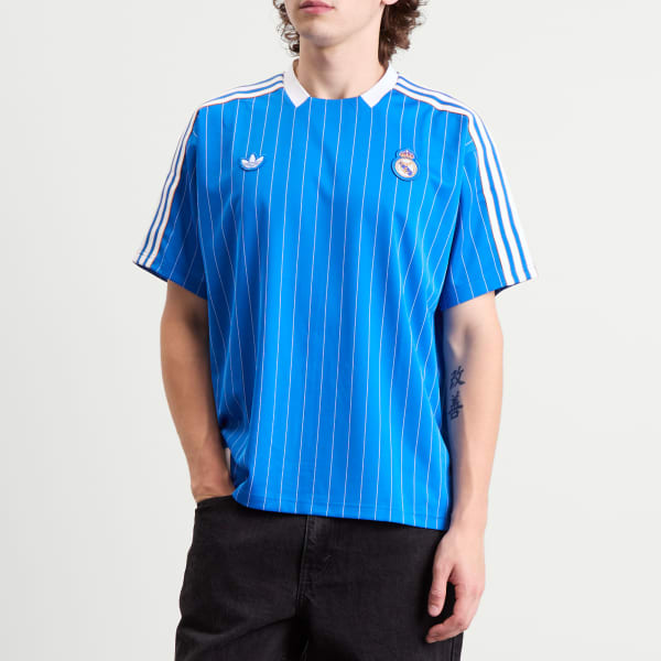 Футболка Real Madrid Icon Adidas, bluebird/white — фото 2