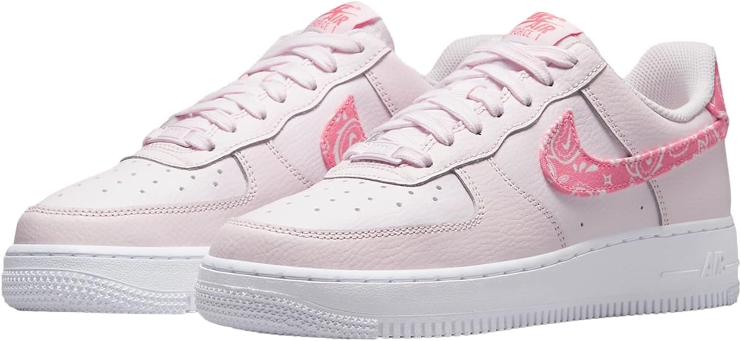 Мужские кроссовки Nike Air Force 1, белый/розовый — фото 4