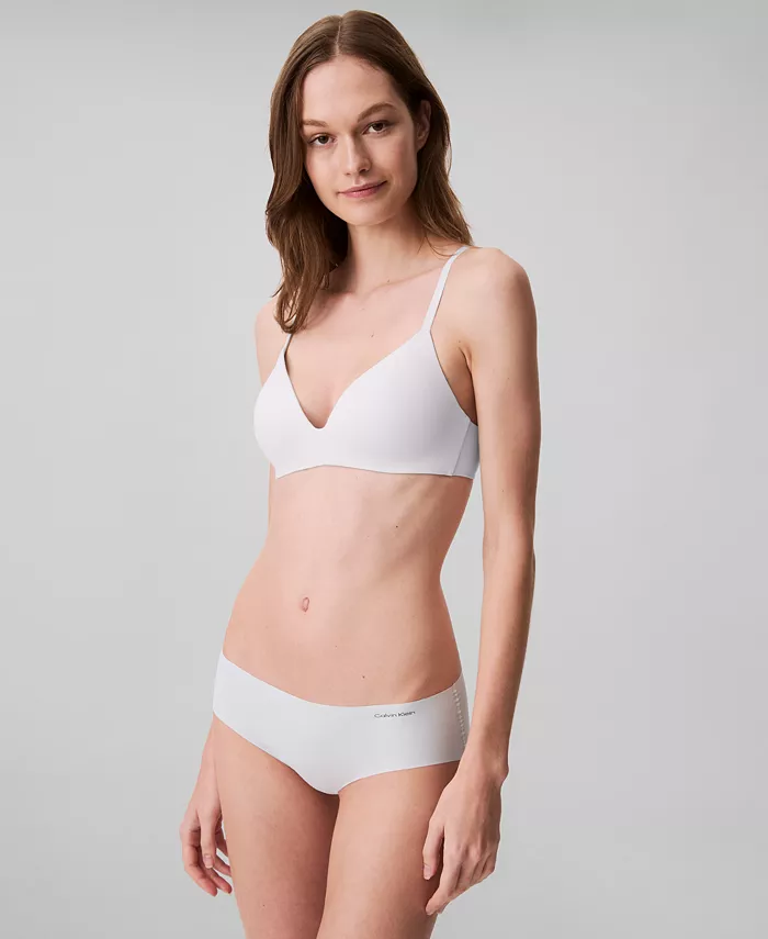 Женский бюстгальтер Perfectly Fit Wireless T-Shirt Bra QF8013 Calvin Klein, белый — фото 3