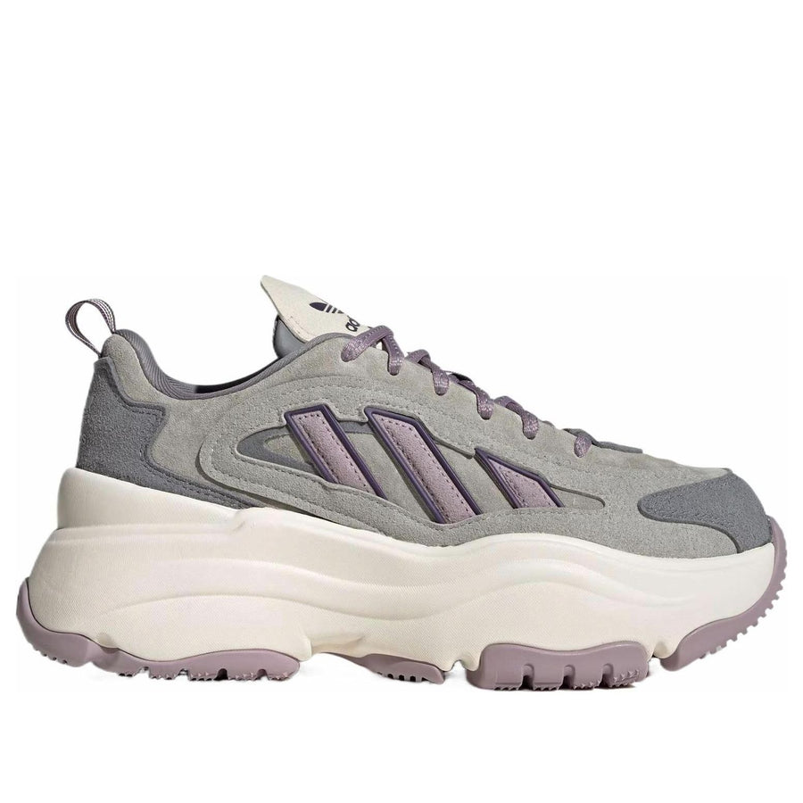 Кроссовки (WMNS) adidas Ozgaia 'Grey Purple', серый — фото 2