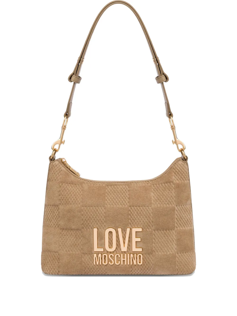 

Сумка на плечо в клетку Love Moschino, нейтральный