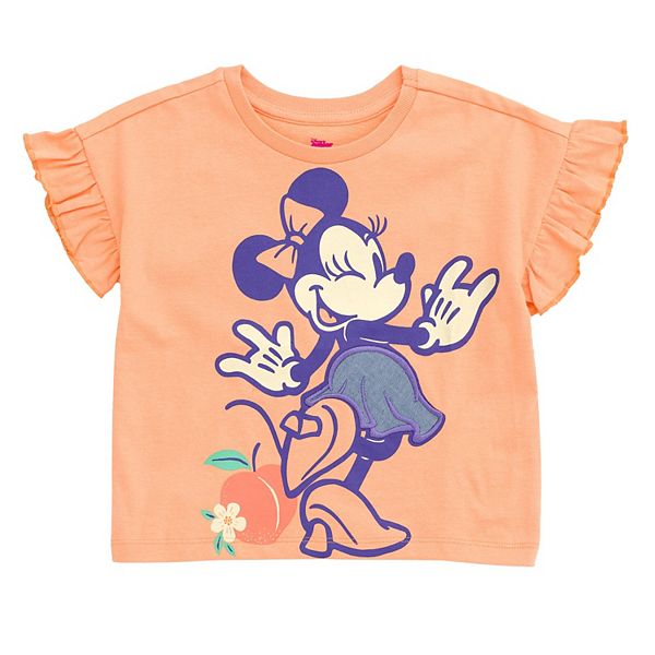 Футболка Disney Minnie Mouse и шорты из шамбре Imagikids, Yellow — фото 4