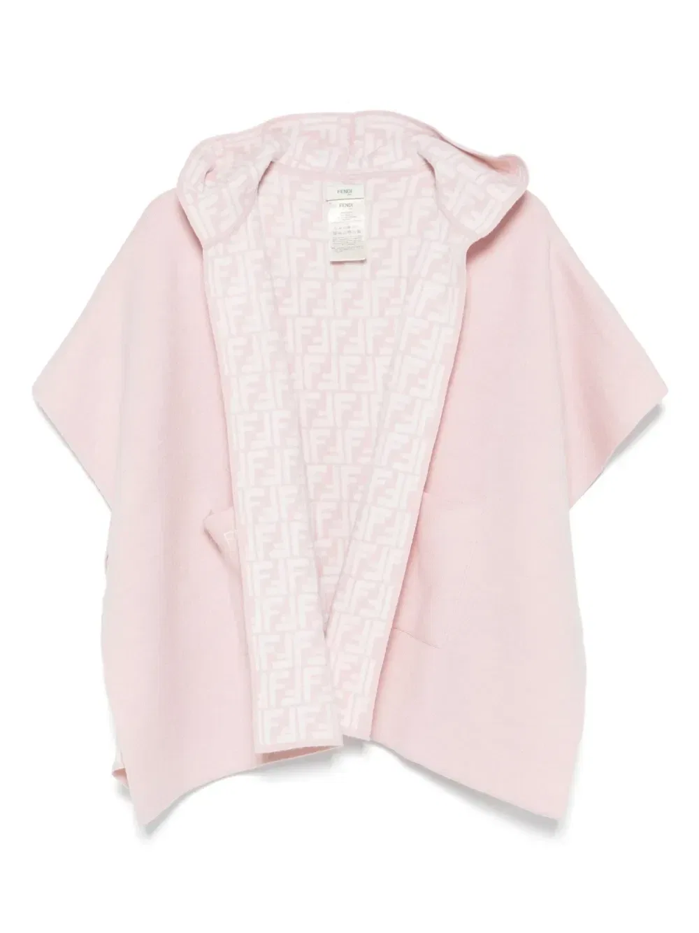 Двусторонний кейп Fendi Kids, розовый