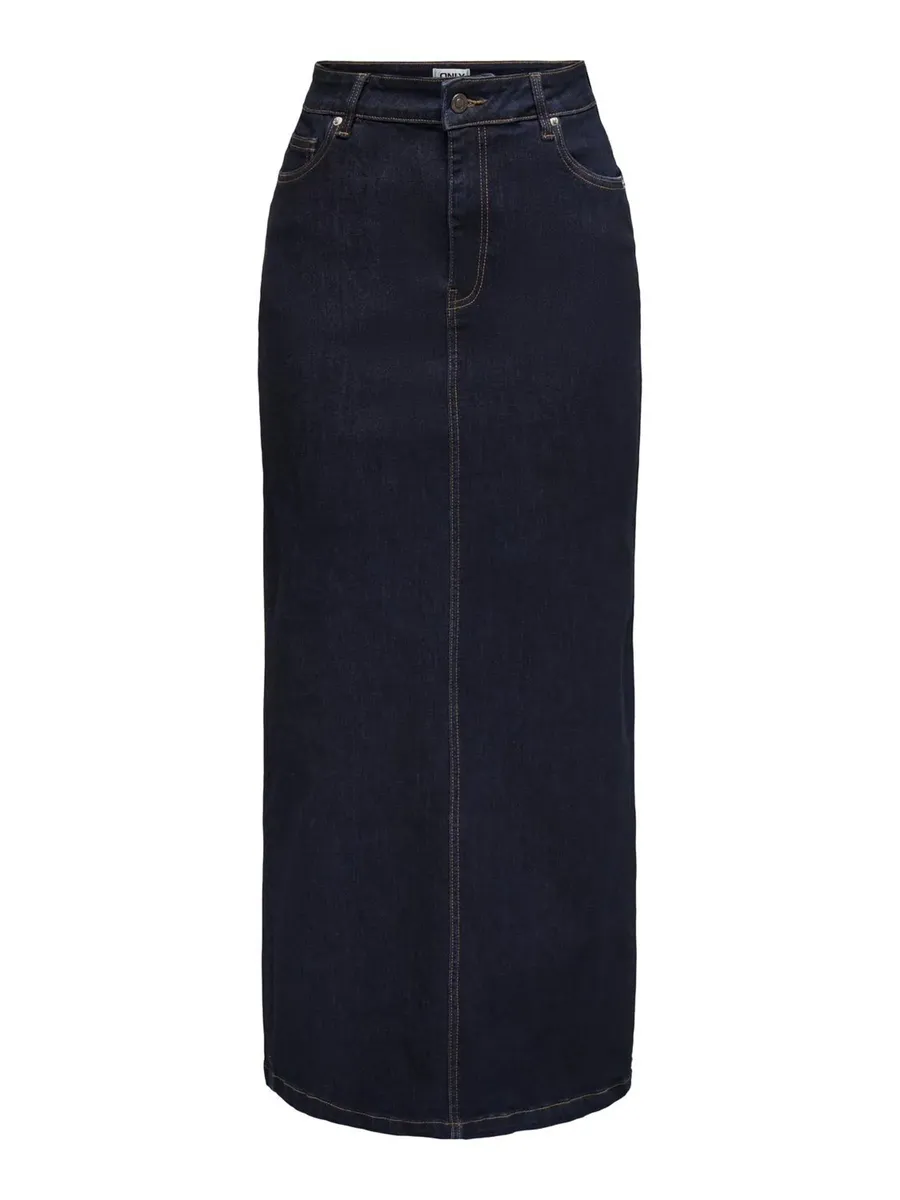 

Джинсовая юбка ONLY "ONLWALO MW SLIT DNM MAXI SKIRT GUA", синий