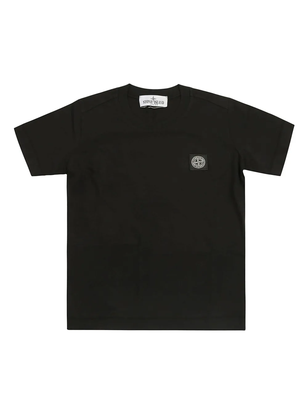 

Футболка с нашивкой Compass Stone Island Junior, черный