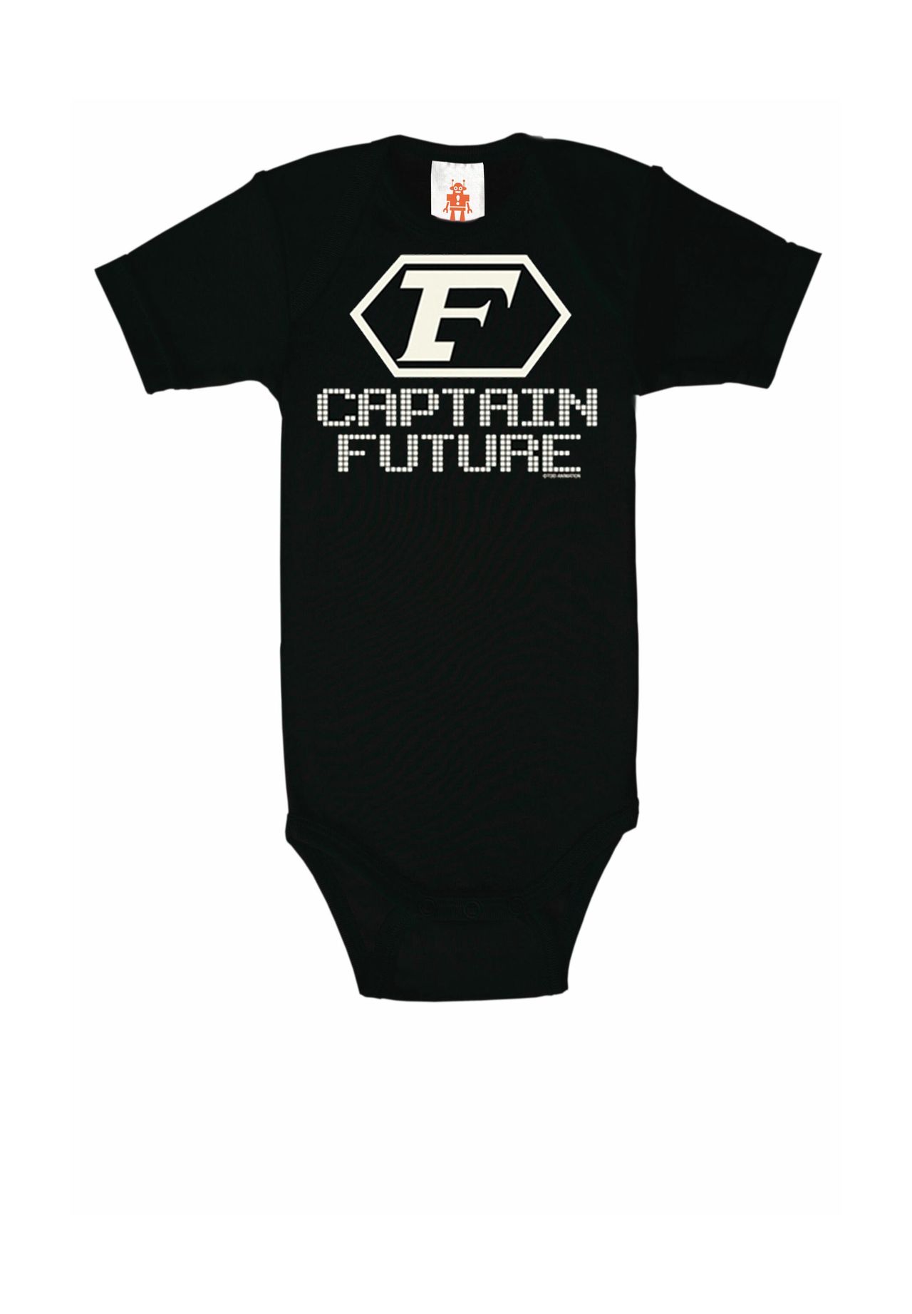

Baby Body Captain Future — Название логотипа LOGOSHIRT, черный