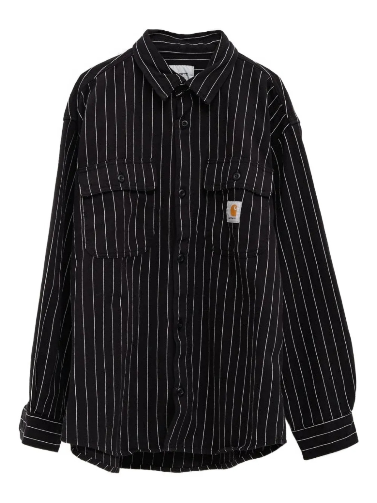 

Хлопковая рубашка в полоску Hendry Carhartt WIP, черный
