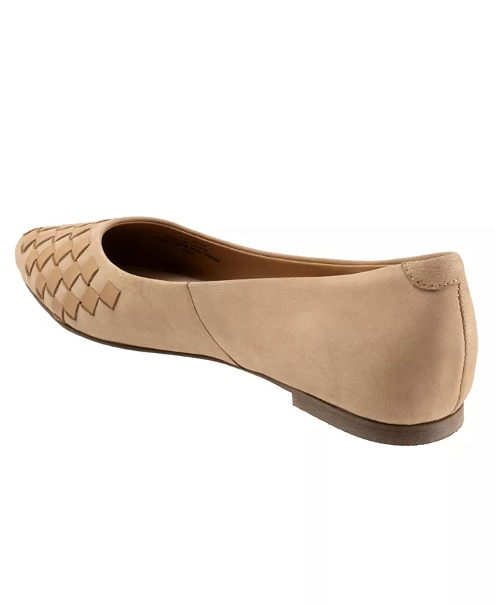Estee Woven Туфли на плоской подошве Trotters, загар/бежевый — фото 3