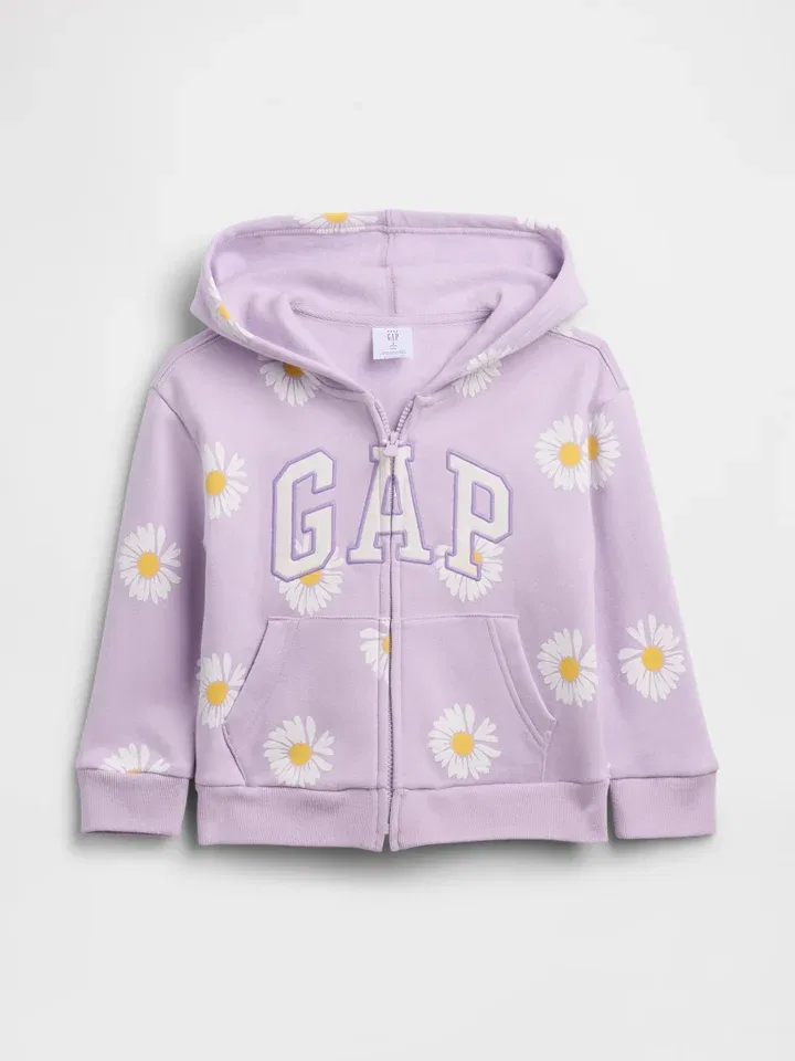 Спортивная куртка с капюшоном GAP, лиловая