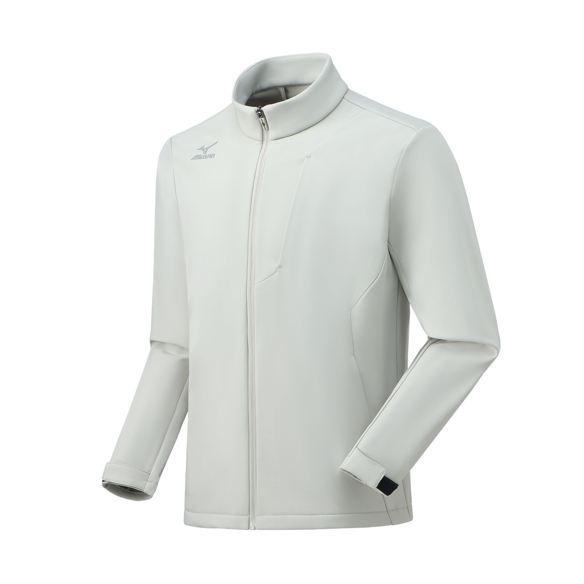 

Mizuno Ветрозащитная куртка с отложным воротником, Ivory White