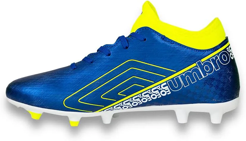 Футбольные бутсы Umbro Spirito для молодежи на твердое покрытие, сине-белый — фото 2