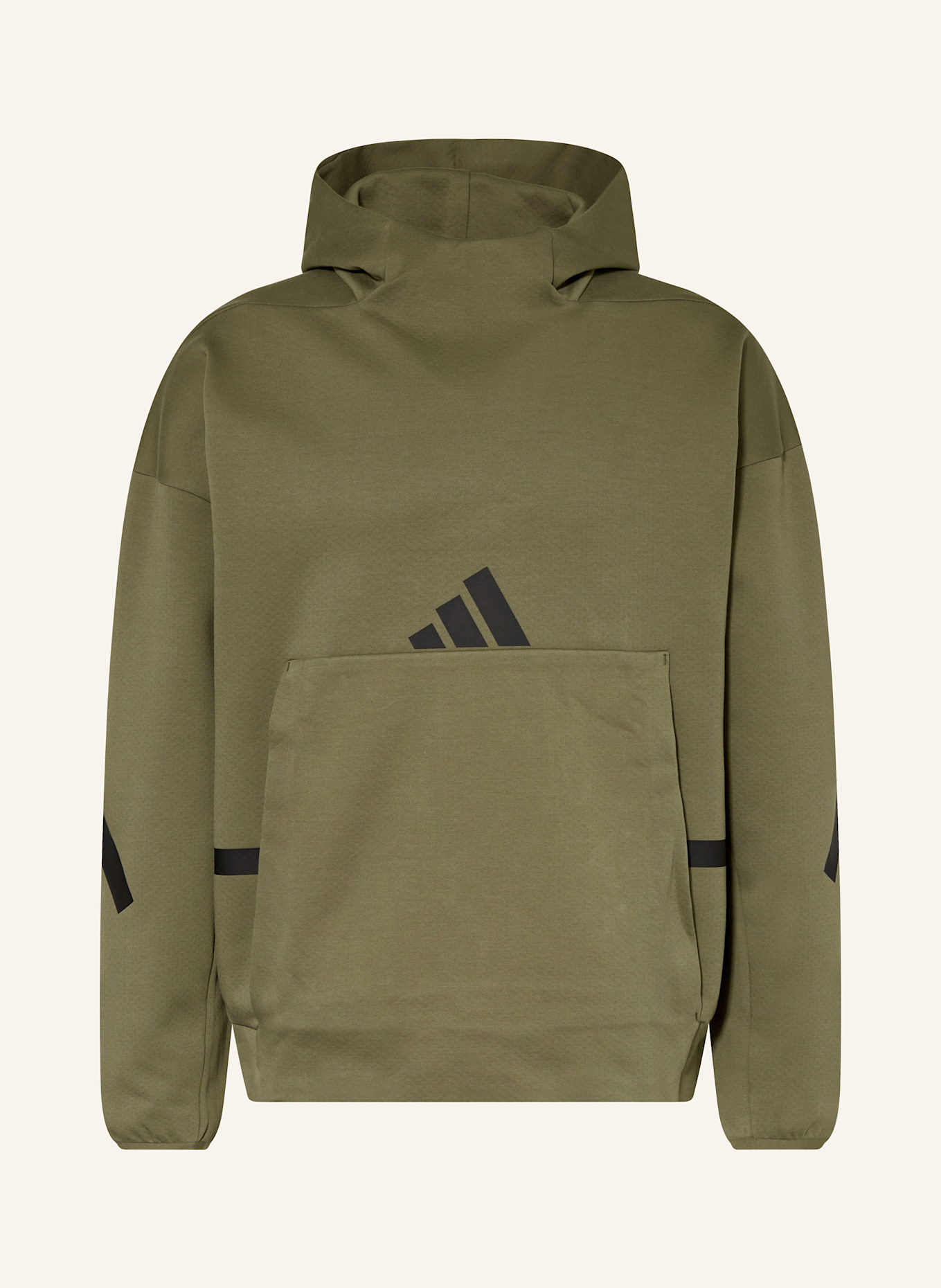 

Толстовка с капюшоном Adidas, зеленый