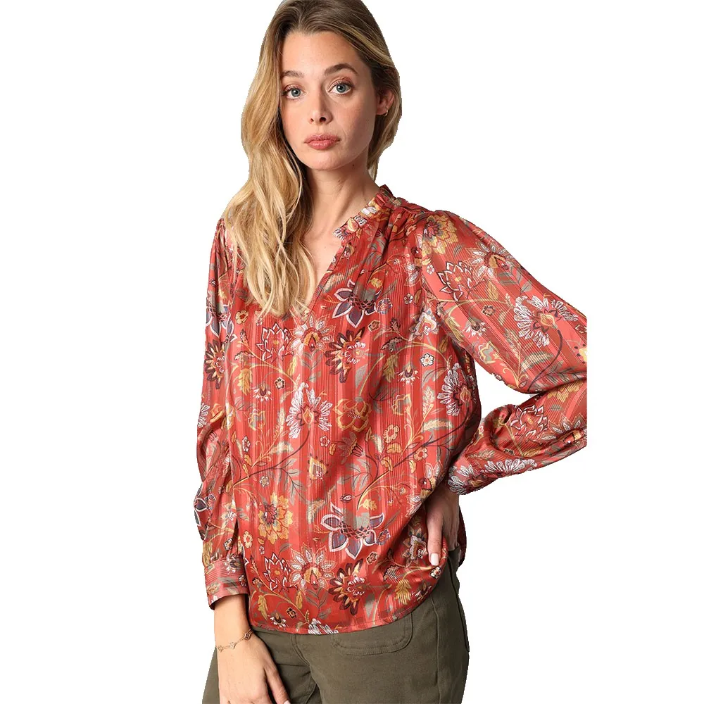 

Блузка Deeluxe Lorita long sleeve, оранжевый