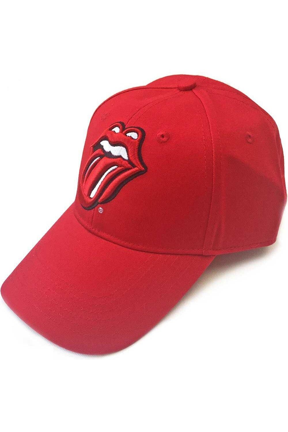 

Классическая бейсболка с логотипом The Rolling Stones, красный