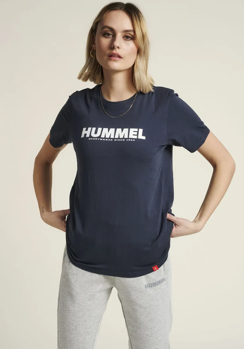 

Футболка hummel с принтом логотипа, цвет морской волны