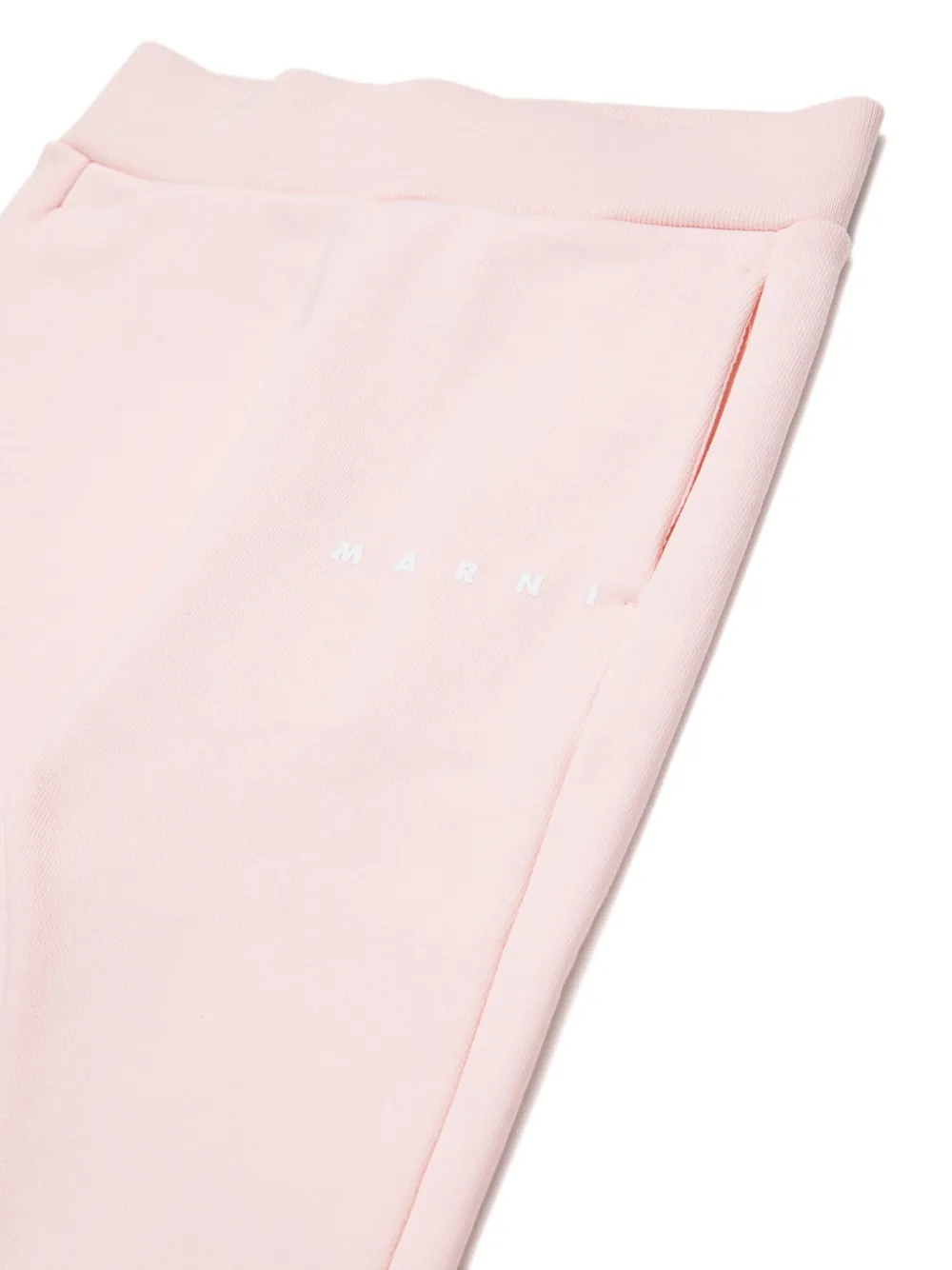 Спортивные брюки с логотипом Marni Kids, розовый — фото 3