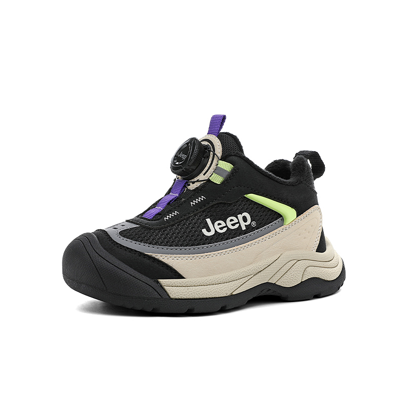 Кроссовки Mid top для бега Kids' Jeep, titanium серебро/obsidian черный[thickened and fleece-lined-warmth locking] — фото 4