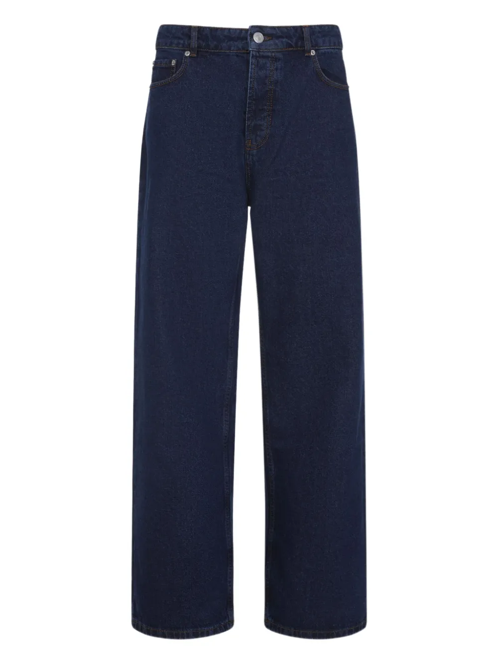 

Джинсы из хлопка Ami Paris, синий