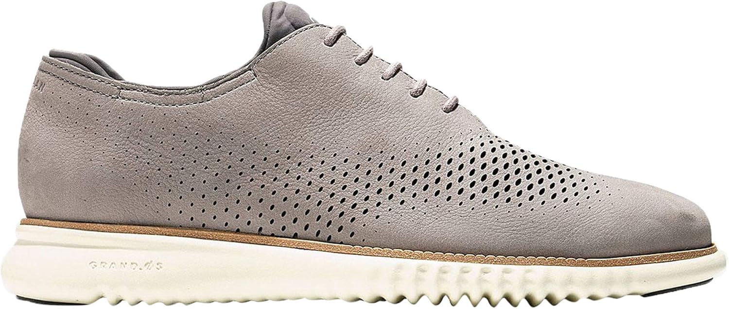 Мужские оксфорды Cole Haan 2.Zerogrand с лазерной перфорацией, Ironstone Nubuck — фото 2