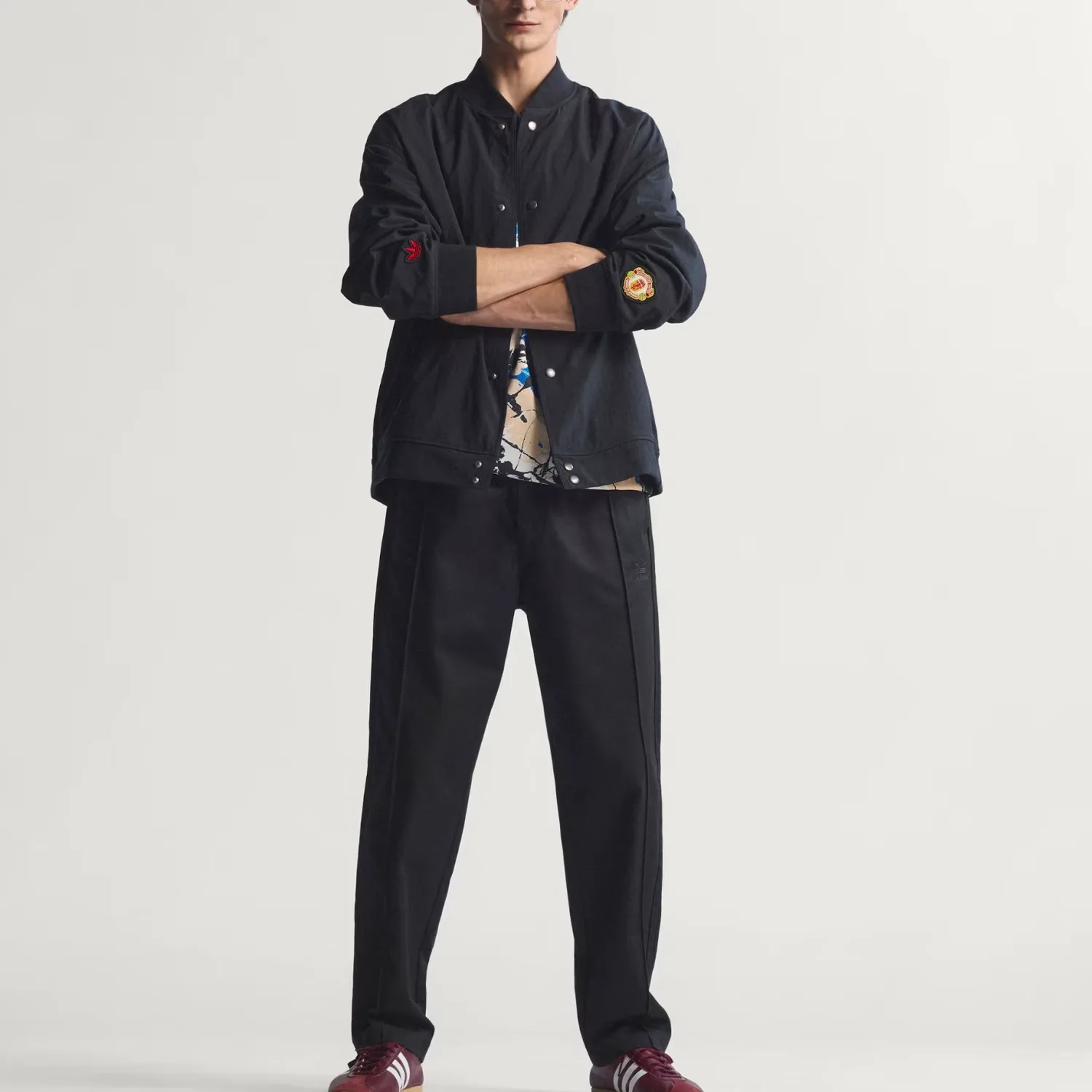 Adidas Originals Куртка Manchester United Stone Roses мужская — фото 3