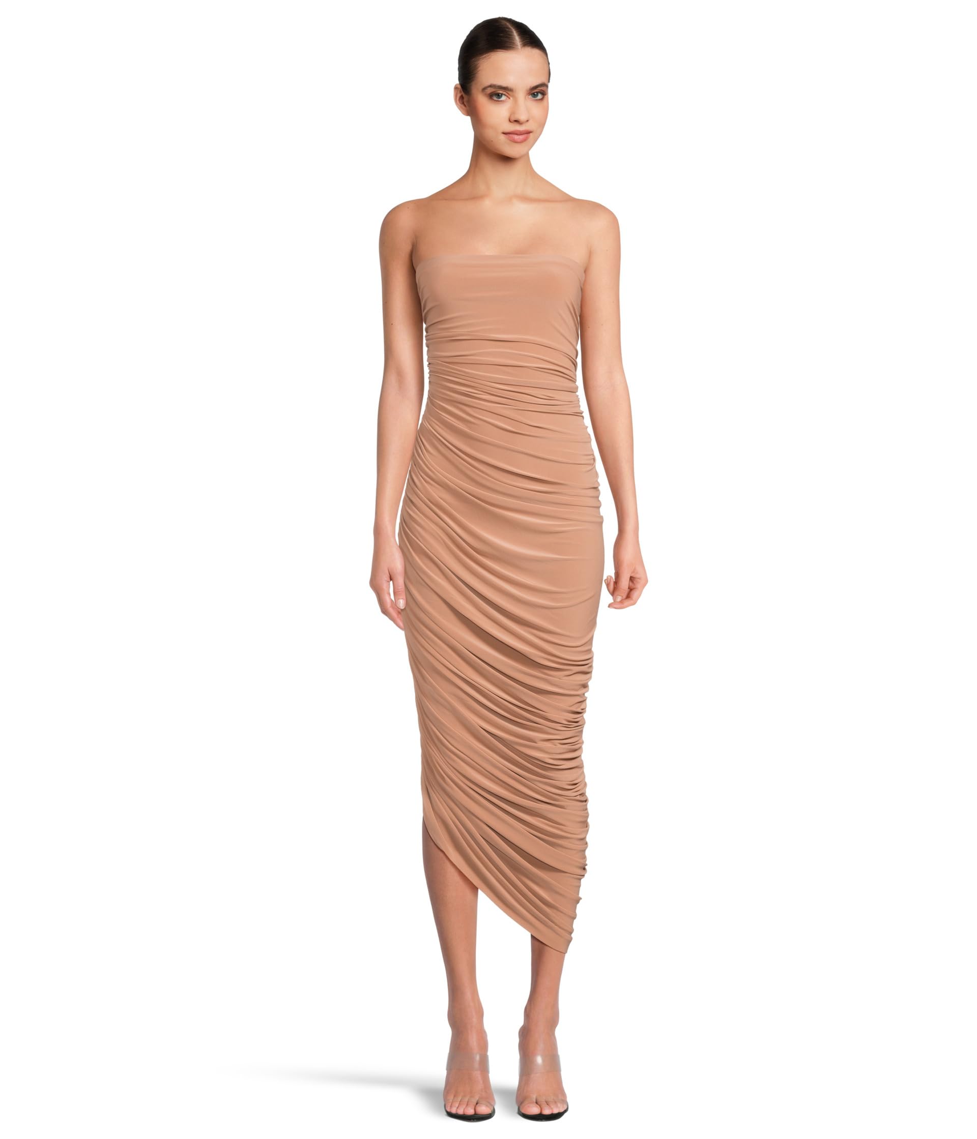 

Платье Norma Kamali Strapless Diana Gown, цвет Cappuccino