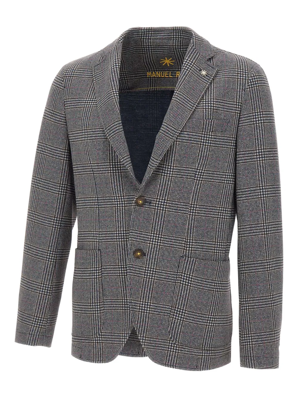 

Пиджак в узор "гусиная лапка" Manuel Ritz, серый