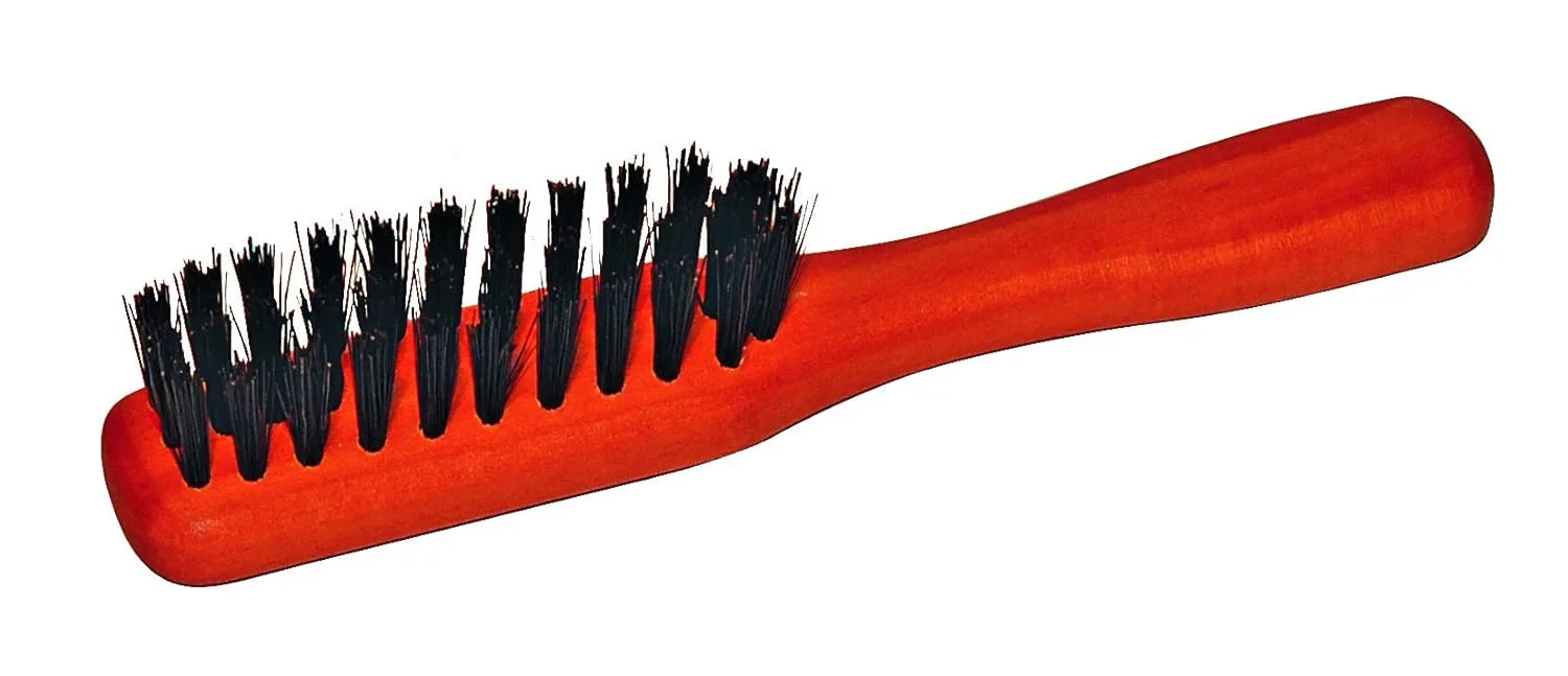 Щетка для волос Ibiza Hair Specialty Boar (Clutch) с гибридной щетиной из кабана и нейлона для укладки и гладкости, Black