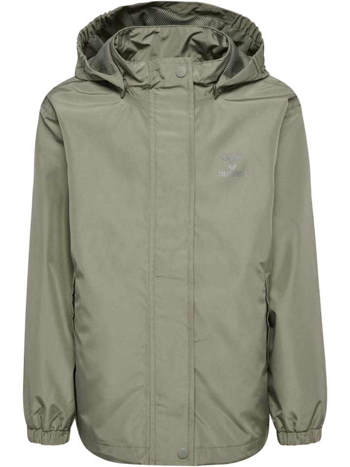 Спортивная куртка Hummel Verstellbare Taille Track Suit Hmlnessie Kinder, цвет VETIVER — фото 4