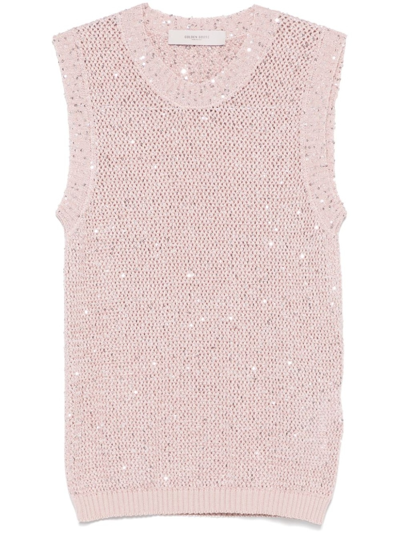 

Golden Goose топ Melyssa без рукавов, розовый