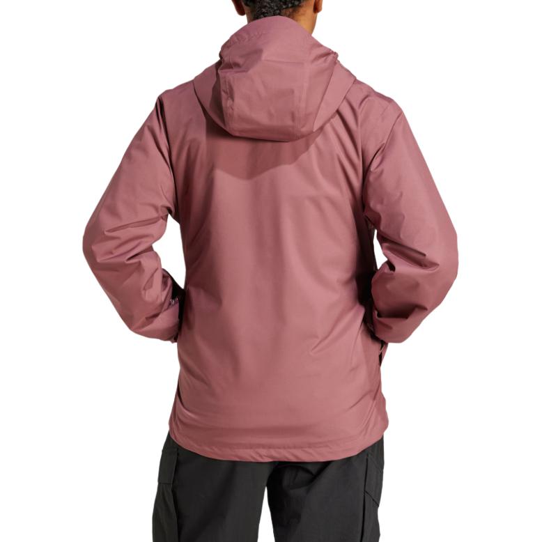 Adidas Элегантная женская куртка темно-красного цвета, Elegant Dark Red — фото 4