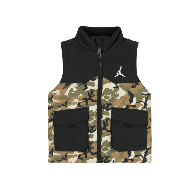 

Детская пуховая жилетка с воротником стойкой, утепленная пуховая жилетка Jordan, beech wood зеленый