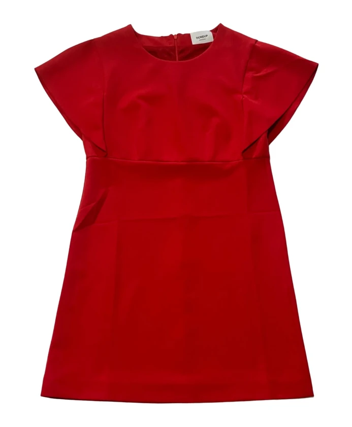 

Короткое платье с круглым вырезом Dondup, красный