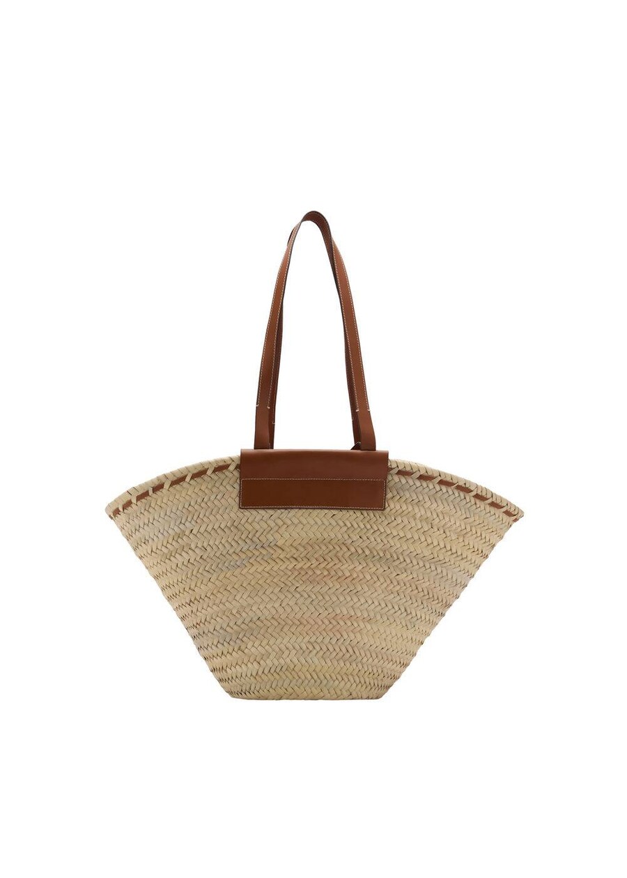 

Сумка-шоппер MANGO Naxos, Brown/Cappuccino