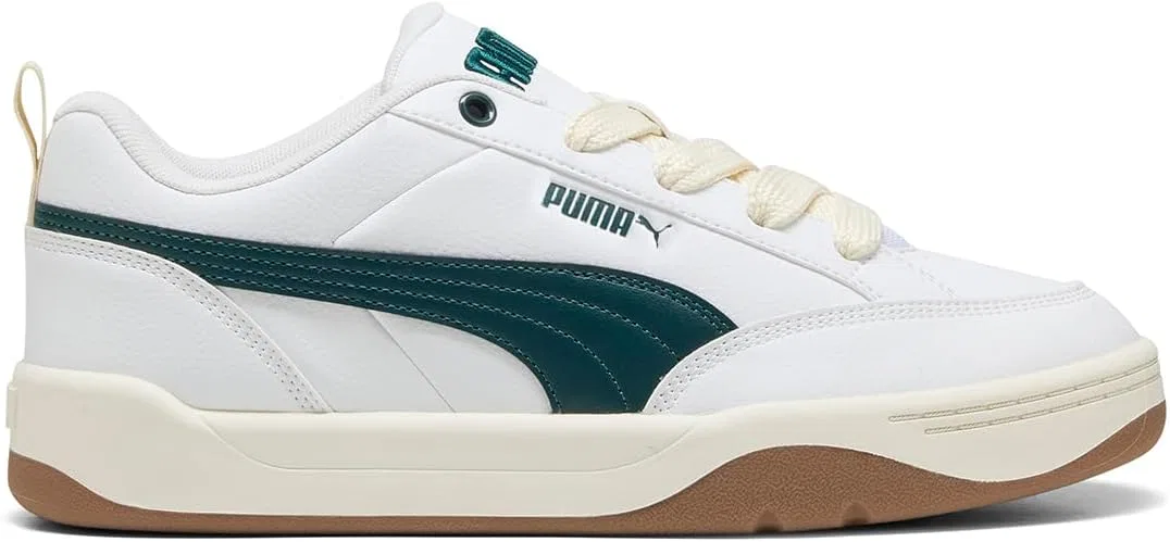 Кроссовки унисекс PUMA Park Lifestyle Schuhe Turnschuhe 395084 01, Puma White Green Terrain — фото 2