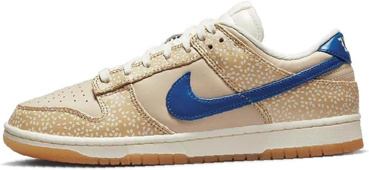 Кроссовки мужские Nike Dunk Low, цвет Sesame/Blue Jay/Sail/Sanddrift