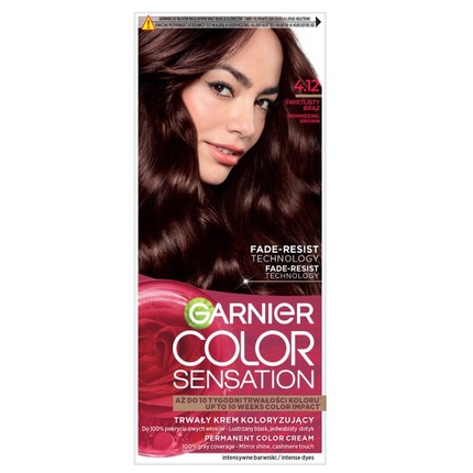 

Крем-краска для волос Color Sensation 4.12 Светло-коричневый Garnier
