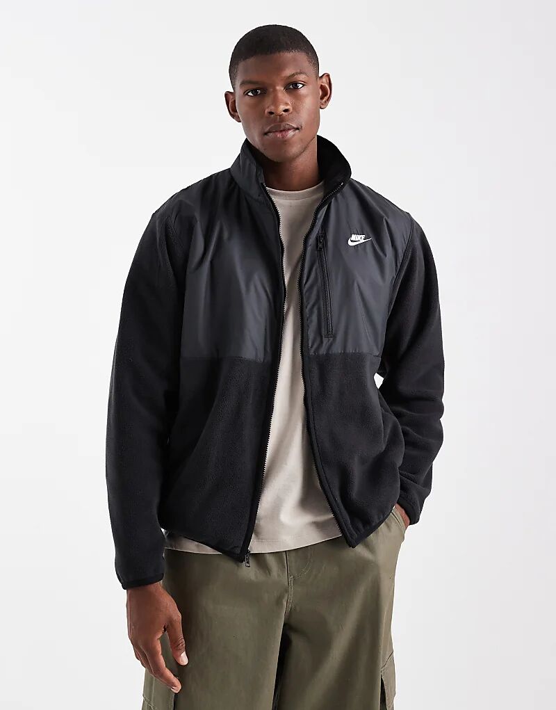 

Флисовая куртка Nike Club черного цвета