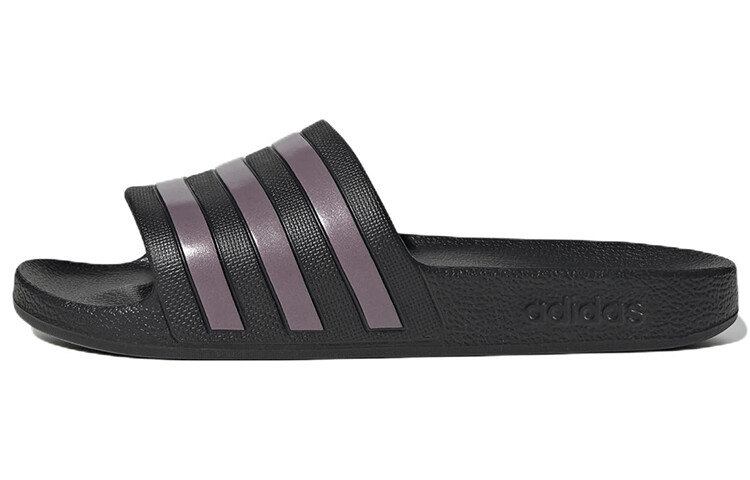 

Шлепанцы женские черные/фиолетовые Adidas