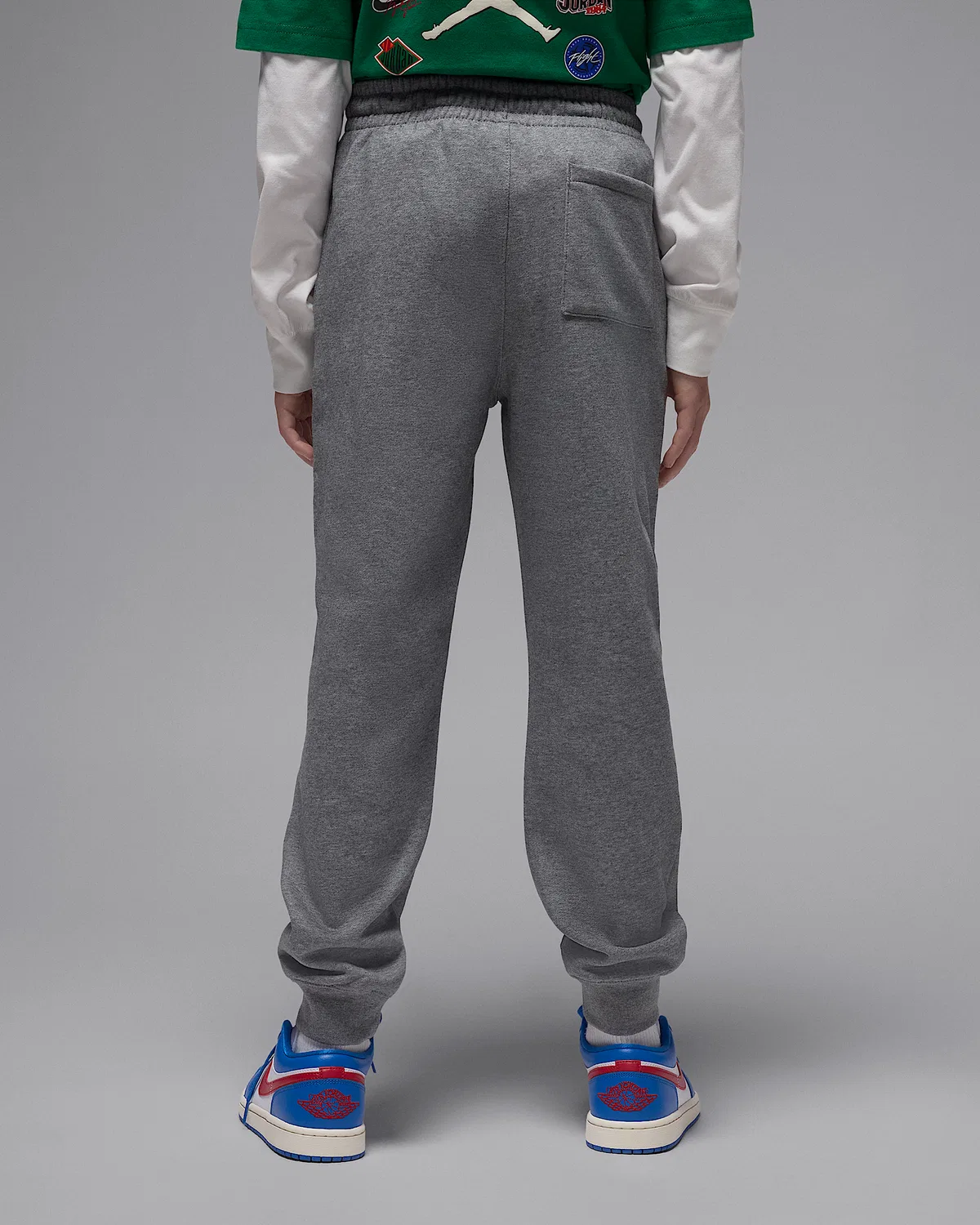 Детские штаны Jordan Brooklyn Fleece, Carbon Heather — фото 2