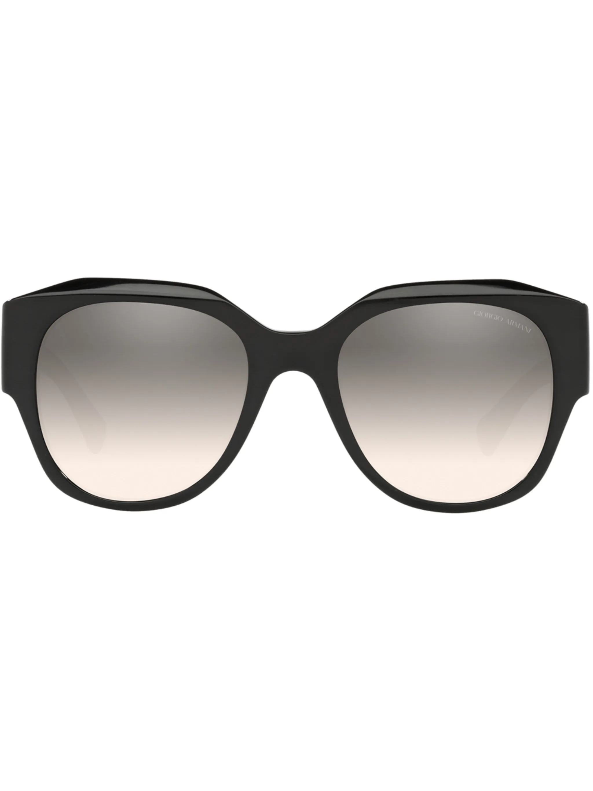 

Солнцезащитные очки в круглой оправе Giorgio Armani, коричневый