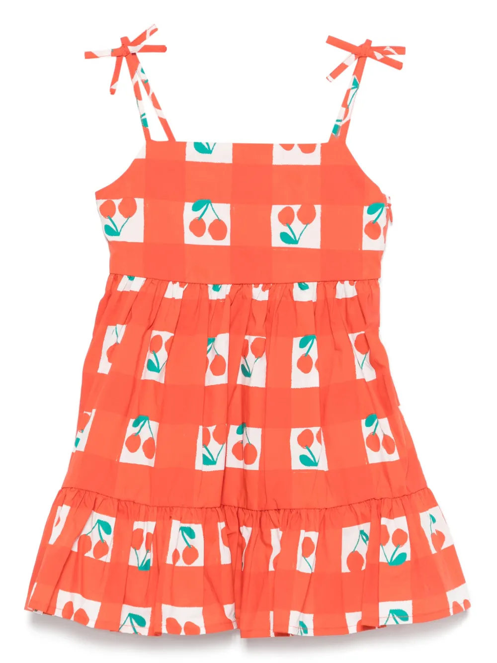 

Платье с принтом Stella McCartney Kids, красный