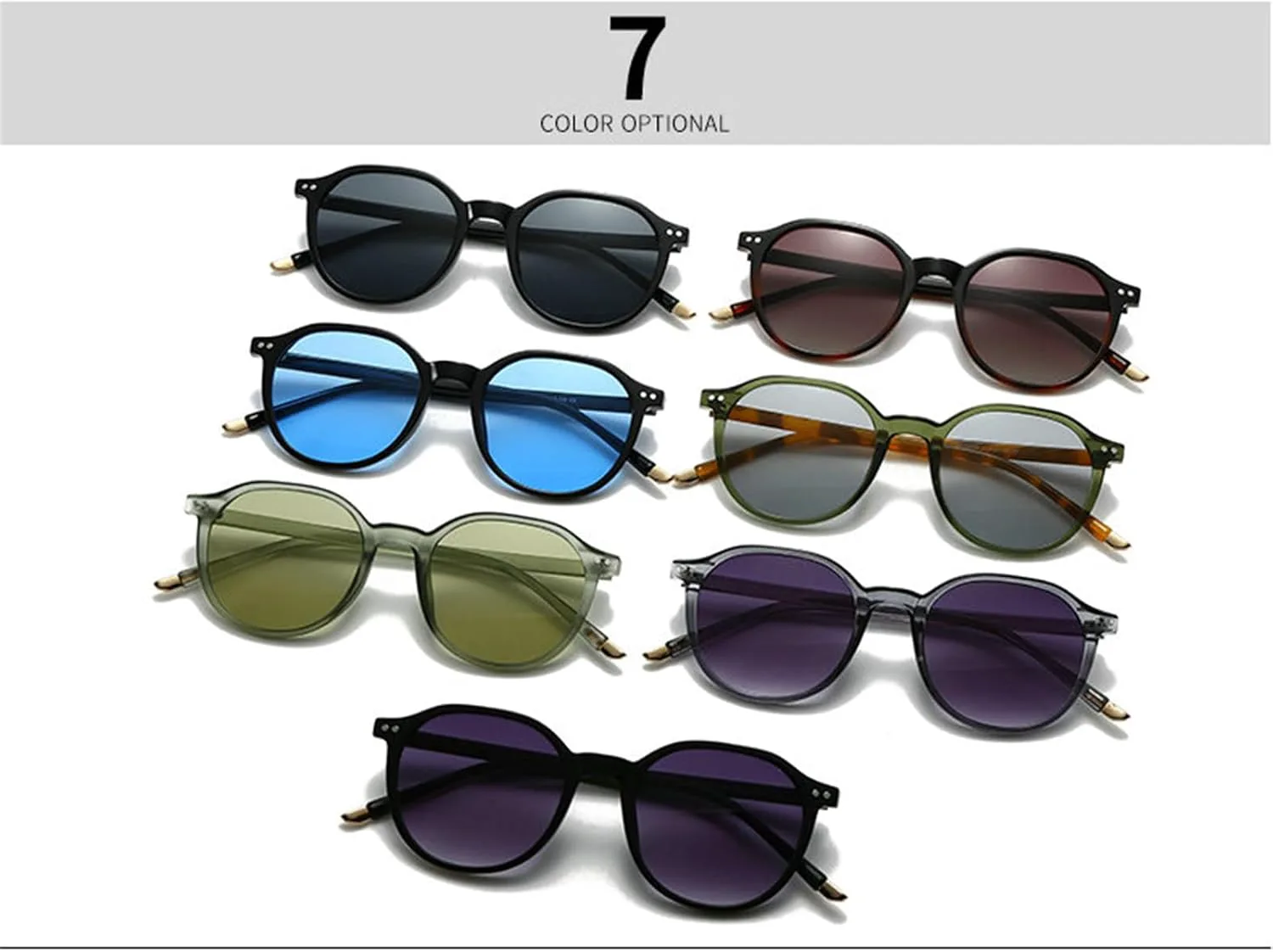 

Солнцезащитные очки Willochra в стиле ретро, ​​модные круглые, женские и мужские, классические, винтажные, овальные, модные, для активного отдыха, черные, C5